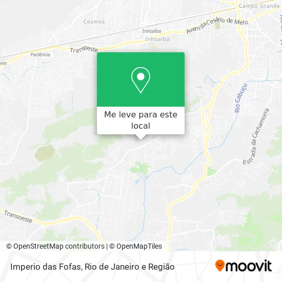 Imperio das Fofas mapa