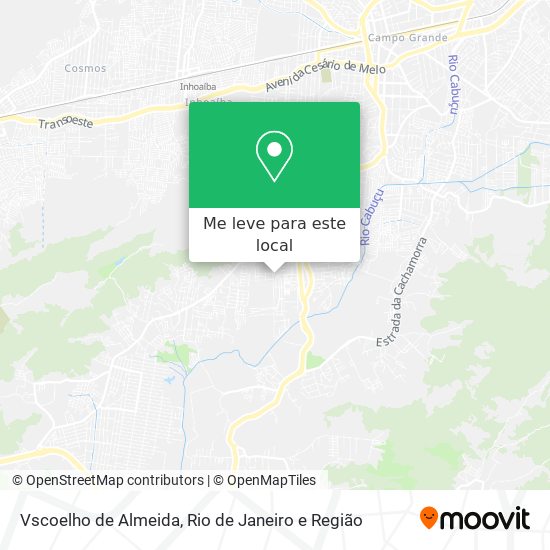 Vscoelho de Almeida mapa