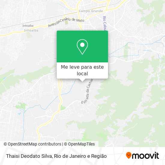 Thaisi Deodato Silva mapa