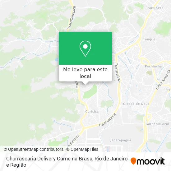 Churrascaria Delivery Carne na Brasa mapa