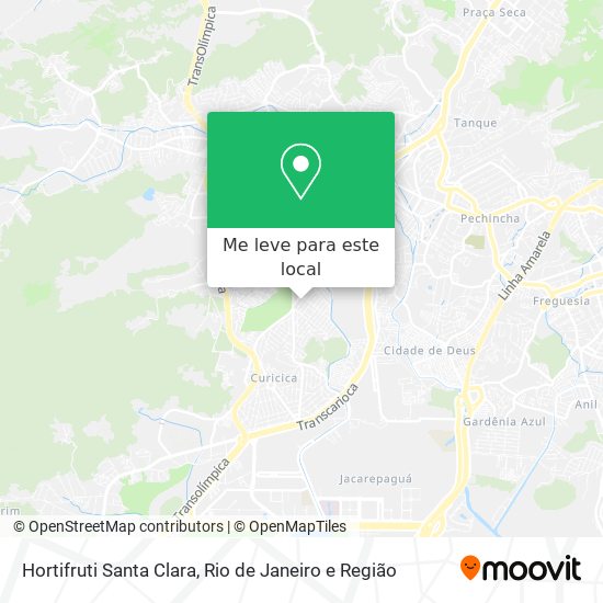 Hortifruti Santa Clara mapa