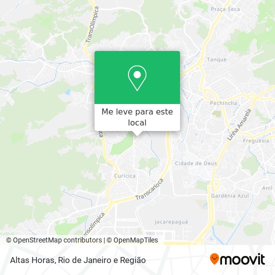 Altas Horas mapa