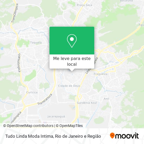 Tudo Linda Moda Intima mapa