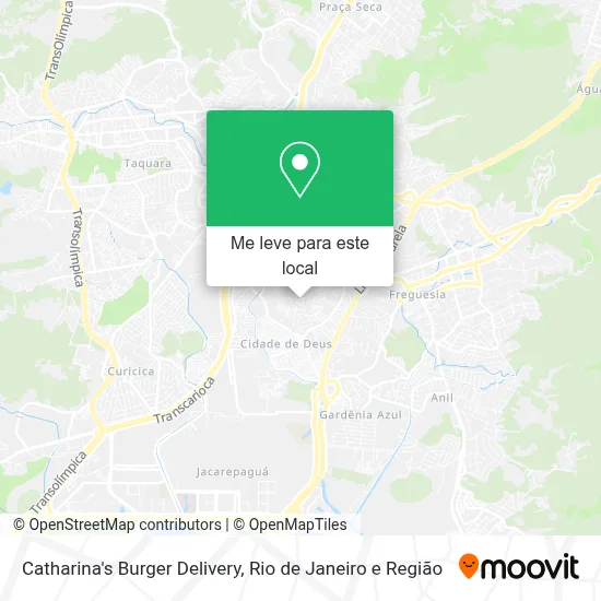 Catharina's Burger Delivery mapa