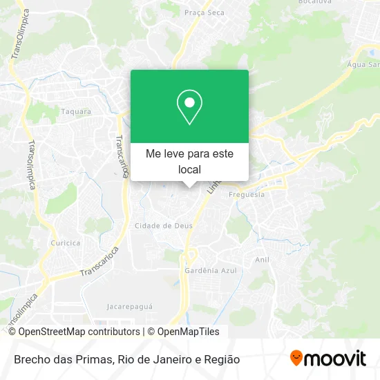 Brecho das Primas mapa