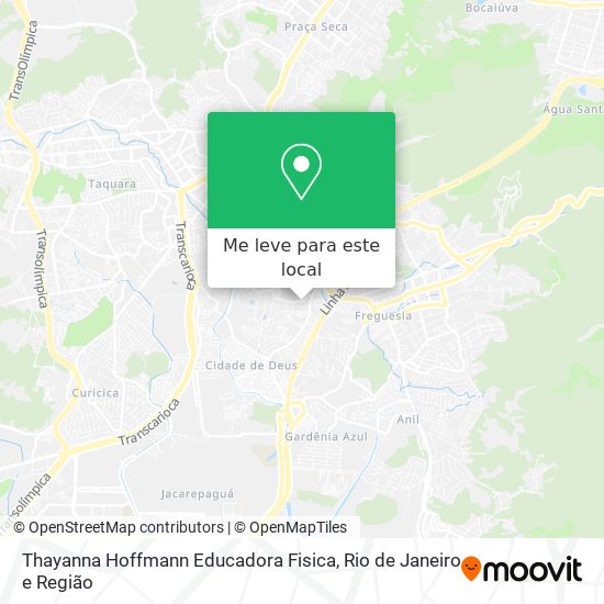 Thayanna Hoffmann Educadora Fisica mapa