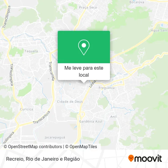 Recreio mapa