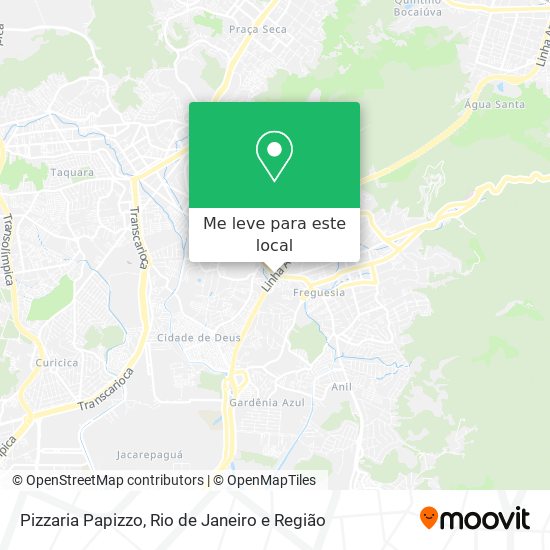 Pizzaria Papizzo mapa