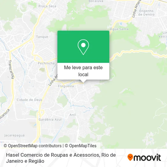 Hasel Comercio de Roupas e Acessorios mapa