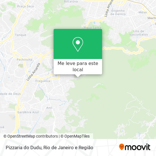 Pizzaria do Dudu mapa