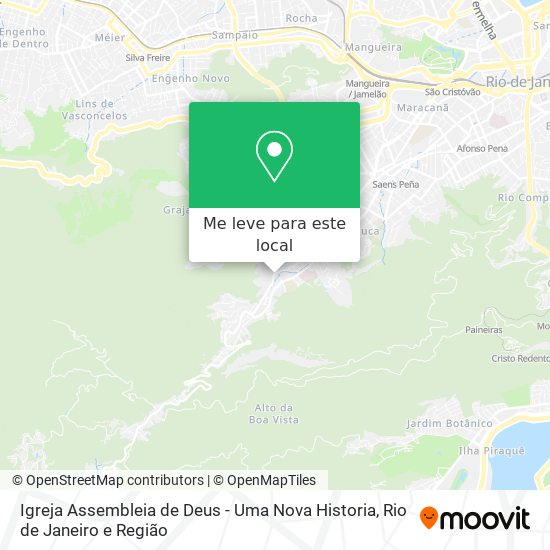 Igreja Assembleia de Deus - Uma Nova Historia mapa