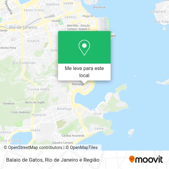 Balaio de Gatos mapa