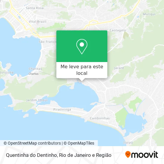 Quentinha do Dentinho mapa