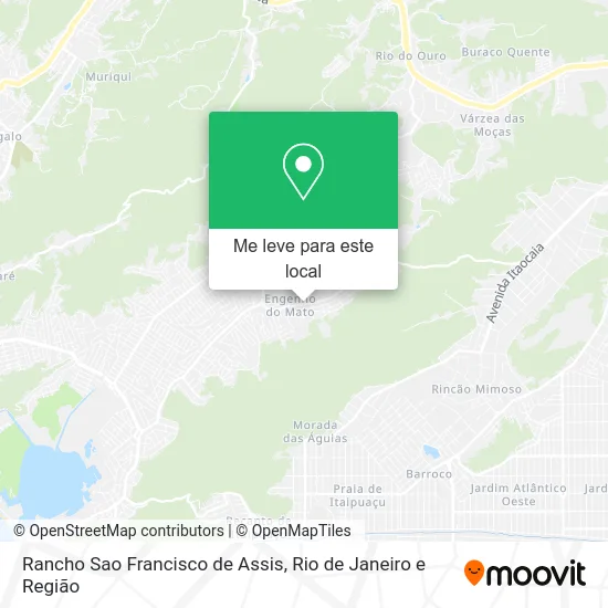 Rancho Sao Francisco de Assis mapa