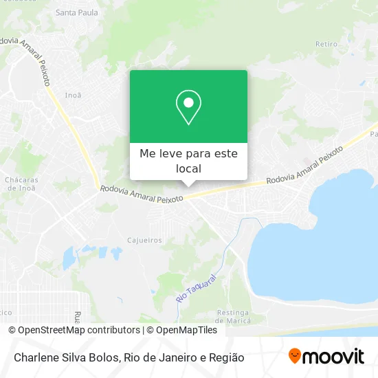 Charlene Silva Bolos mapa