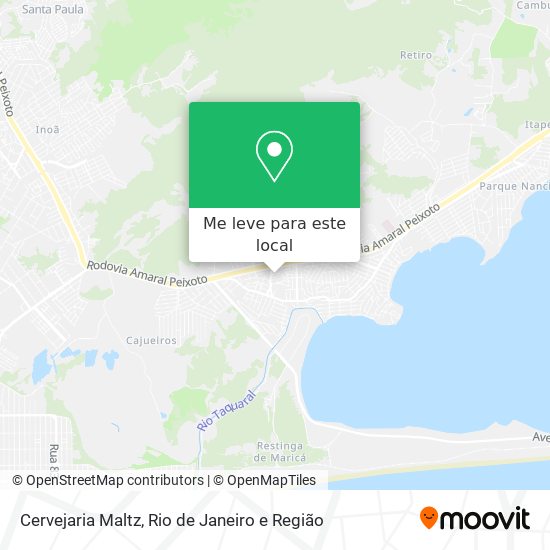 Cervejaria Maltz mapa
