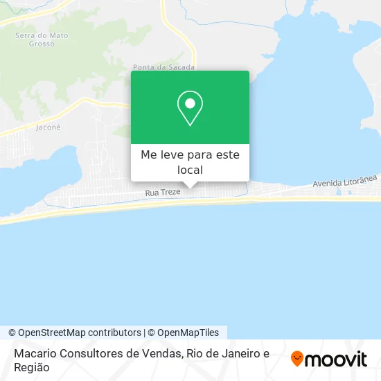 Macario Consultores de Vendas mapa