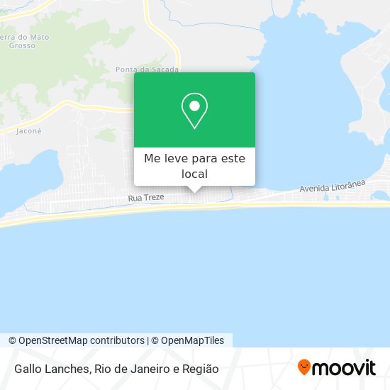 Gallo Lanches mapa