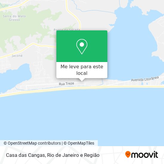 Casa das Cangas mapa
