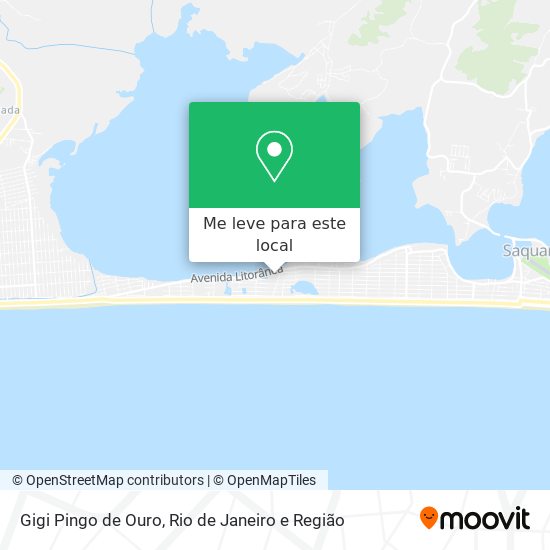 Gigi Pingo de Ouro mapa