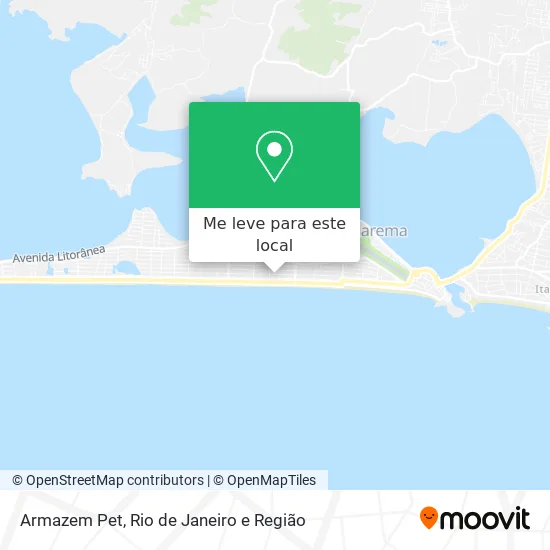 Armazem Pet mapa