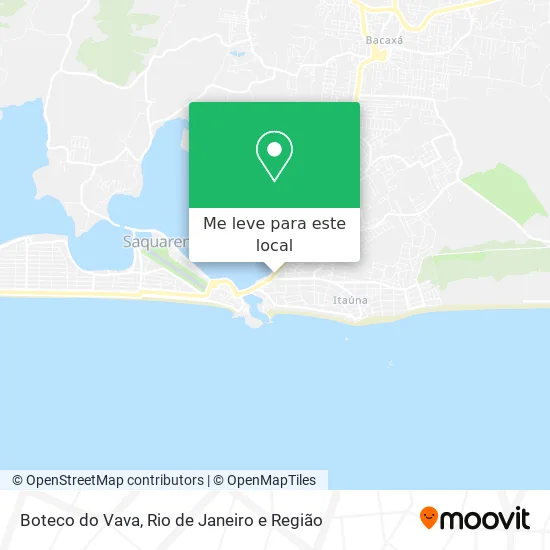 Boteco do Vava mapa