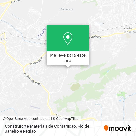 Construforte Materiais de Construcao mapa