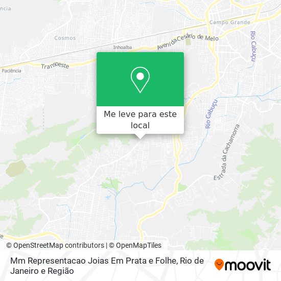 Mm Representacao Joias Em Prata e Folhe mapa