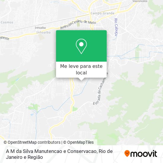 A M da Silva Manutencao e Conservacao mapa