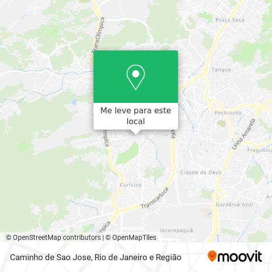 Caminho de Sao Jose mapa
