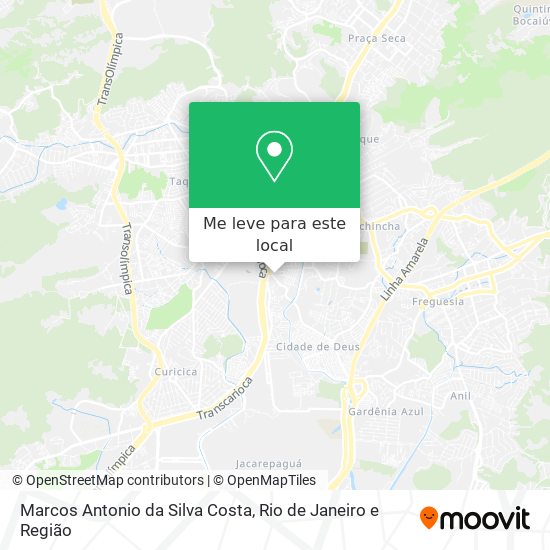 Marcos Antonio da Silva Costa mapa