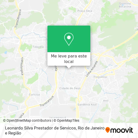 Leonardo Silva Prestador de Servicos mapa
