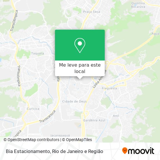 Bia Estacionamento mapa