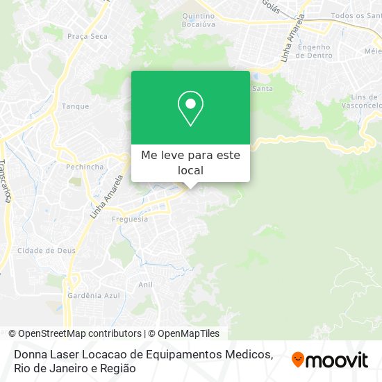 Donna Laser Locacao de Equipamentos Medicos mapa