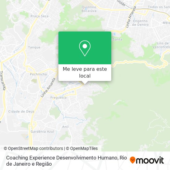 Coaching Experience Desenvolvimento Humano mapa