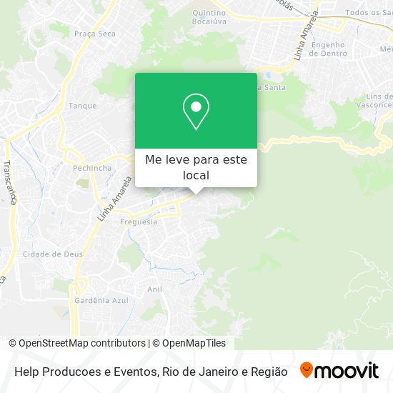 Help Producoes e Eventos mapa