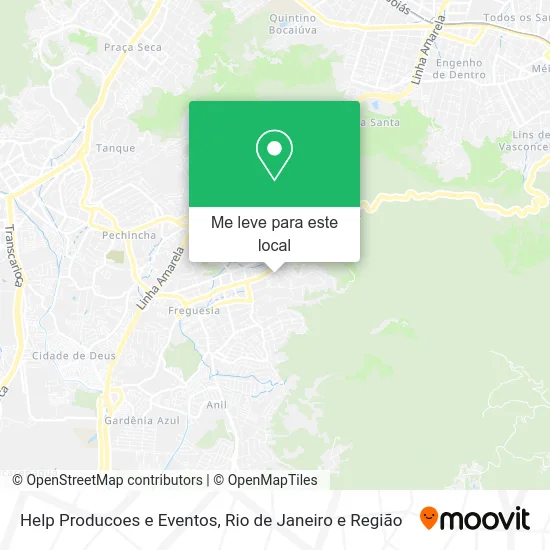Help Producoes e Eventos mapa