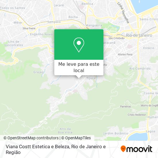 Viana Costt Estetica e Beleza mapa