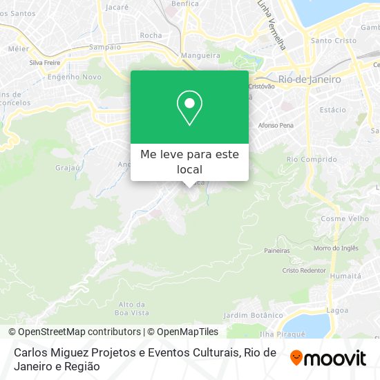 Carlos Miguez Projetos e Eventos Culturais mapa
