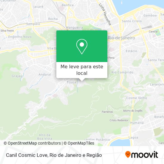 Canil Cosmic Love mapa
