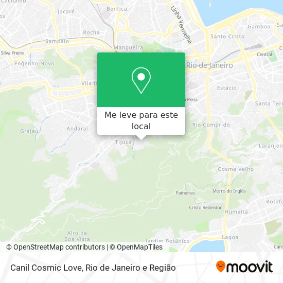 Canil Cosmic Love mapa