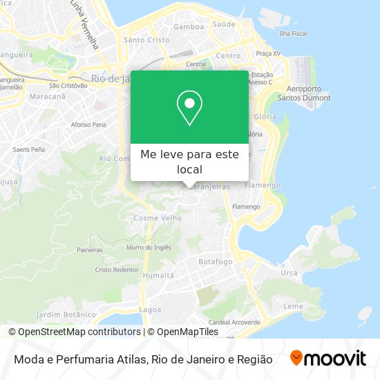 Moda e Perfumaria Atilas mapa