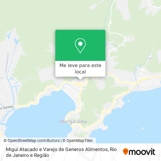 Migui Atacado e Varejo de Generos Alimentos mapa