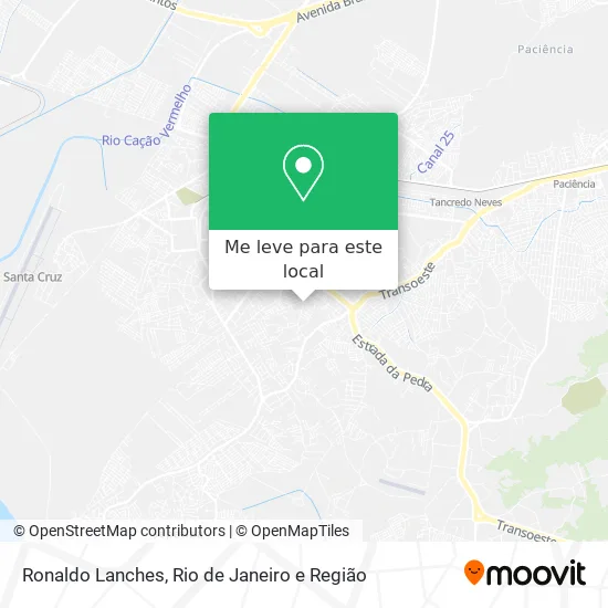 Ronaldo Lanches mapa