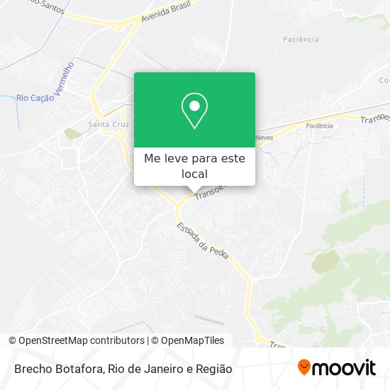 Brecho Botafora mapa