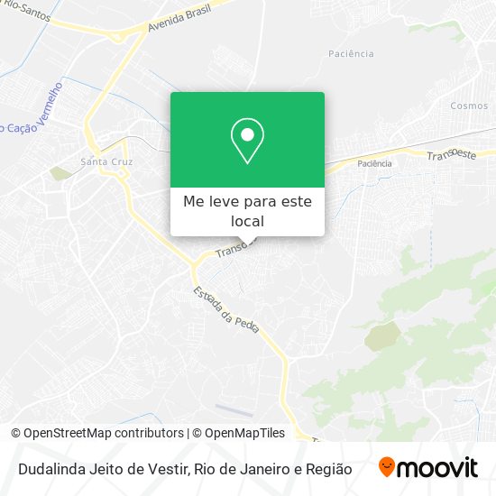 Dudalinda Jeito de Vestir mapa