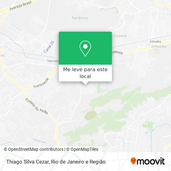 Thiago Silva Cezar mapa