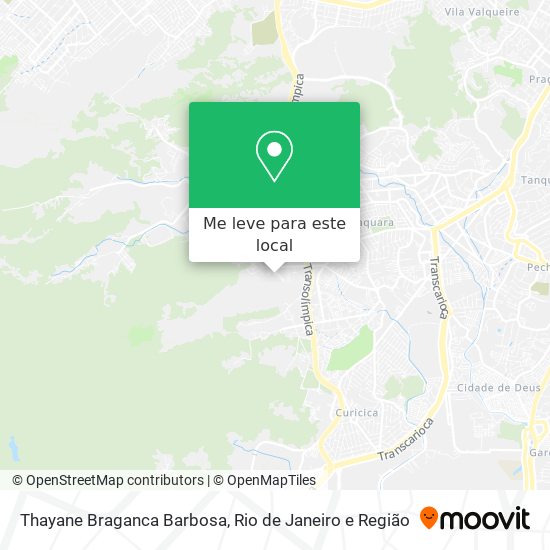 Thayane Braganca Barbosa mapa