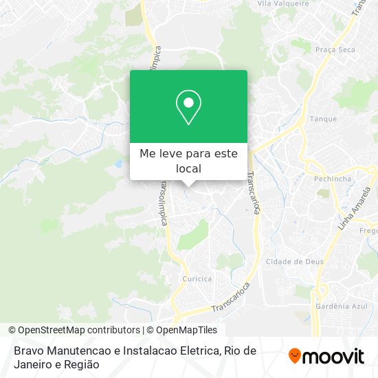 Bravo Manutencao e Instalacao Eletrica mapa