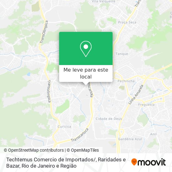 Techtemus Comercio de Importados / , Raridades e Bazar mapa